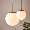 New Grant 25 pendel E27, messing Messinglamper|Glas Lamper