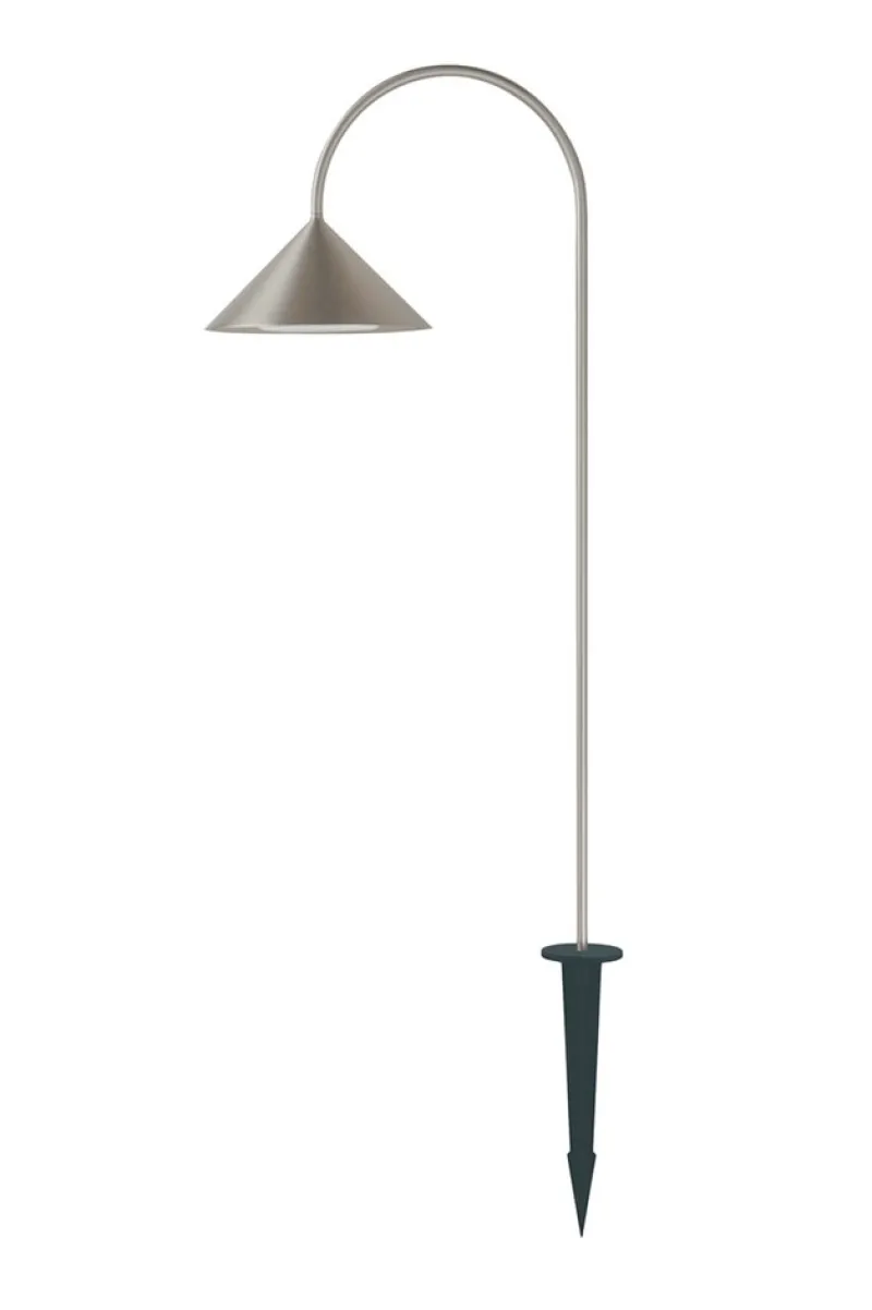 Online Grasp havelampe / batterilampe m/spyd, stål Transportable Lamper|Havelamper