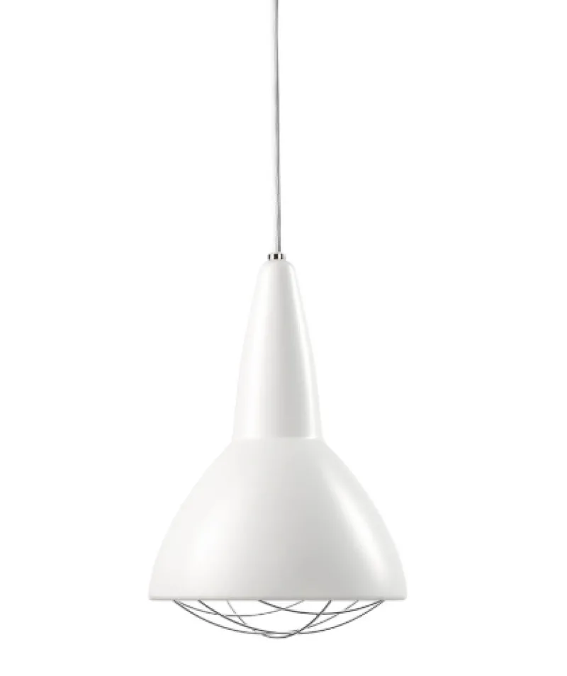 Outlet Grid pendel, Hvid (Bright) Hvide Lamper|Spisebordslamper