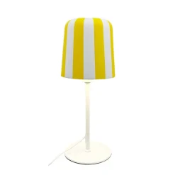 Hot Gry bordlampe, gul/hvid Børn Lamper Til Reol|Lamper Til Natbord
