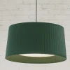 New GT6 pendel Ø45, grøn m/sort ophæng Spisebordslamper|Stue Lamper
