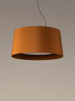 Sale GT7 pendel Ø90, sennepsgul m/nikkel baldakin Spisebordslamper|Entre Lamper