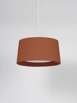 Clearance GT5 pendel Ø62, terracotta m/hvidt ophæng Spisebordslamper|Entre Lamper