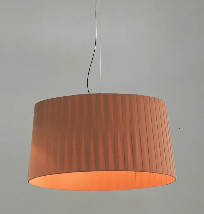 Online GT7 pendel, terracotta m/sort baldakin Spisebordslamper|Stue Lamper
