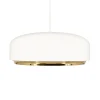 Hot Hazel medium pendel, hvid/messing Messinglamper|Hvide Lamper