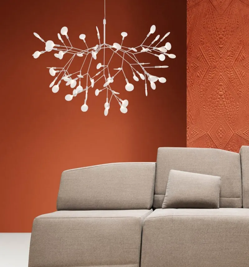 New Heracleum III pendel large, hvid Hvide Lamper|Spisebordslamper