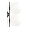 Outlet IC Light C/W1 Double væglampe/loftlampe, sort Sorte Væglamper