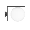 New IC Light C/W2 udendørs væglampe/loftlampe, sort Sorte Væglamper|Glas Lamper