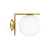 New IC Light C/W1 udendørs væglampe/loftlampe, messing Glas Lamper|Væglamper