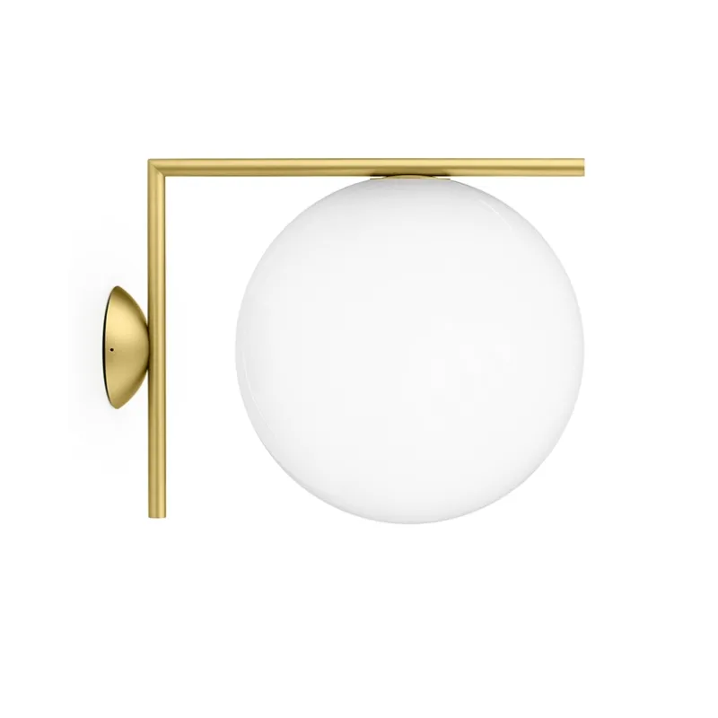 Online IC Light C/W2 udendørs væglampe/loftlampe, messing Messinglamper|Glas Lamper