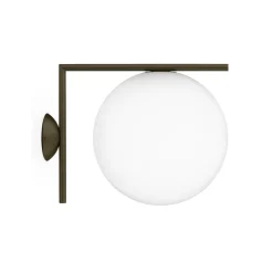 Sale IC Light C/W2 udendørs væglampe/loftlampe, brun Glas Lamper|Væglamper