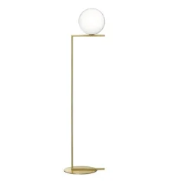 Hot IC Light F2 gulvlampe, messing Messinglamper|Glas Lamper