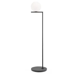 Clearance IC Light F1 udendørs gulvlampe, sort/sort lava Glas Lamper|Standerlamper