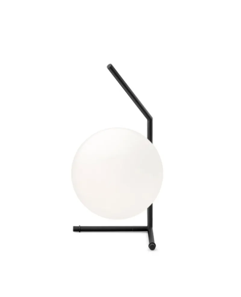 New IC Light T1 low bordlampe, sort Glas Lamper