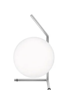 Online IC Light T1 low bordlampe, krom Glas Lamper