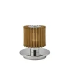Outlet In The Sun 130 batterilampe / bordlampe, sølv/guld Transportable Lamper|Skrivebordslamper