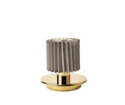 Best In The Sun 130 batterilampe / bordlampe, guld/sølv Transportable Lamper|Skrivebordslamper