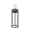 New In Vitro Unplugged udendørs batterilampe, antracit Transportable Lamper|Terrasselamper