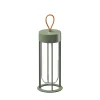 New In Vitro Unplugged udendørs batterilampe, pale green Transportable Lamper|Terrasselamper