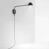 Online Ixa væglampe Plug, antrasit Læselamper|Stue Lamper