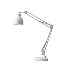 Best JOB bordlampe, Hvid / Mat Hvide Lamper|Skrivebordslamper