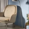 Outlet 6556-F gulvlampe, easy grey/messing Standerlamper|Læselamper