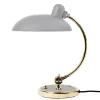 New 6631-T Luxus bordlampe, easy grey/messing Skrivebordslamper|Læselamper
