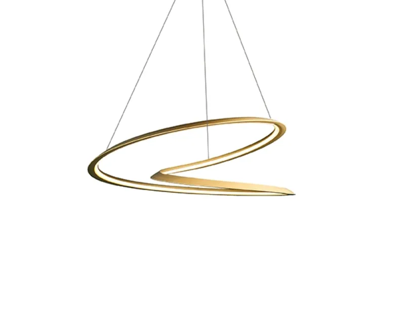 Discount Kepler minor down pendel, guldfarvet Pendler