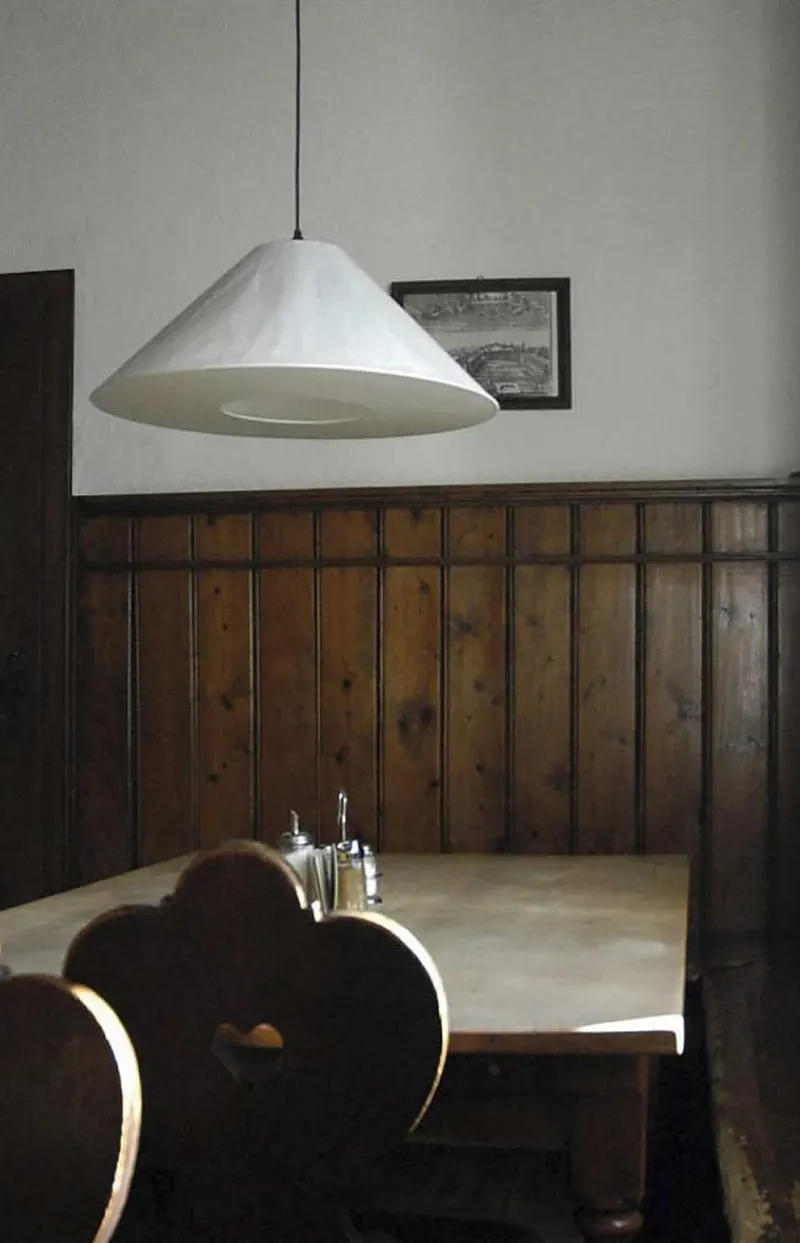 Clearance Knitterling pendel 200cm - med underskærm Rispapir Lamper|Pendler