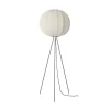 Outlet Knit-Wit Ø60 gulvlampe høj, pearl hvid Hvide Lamper|Standerlamper