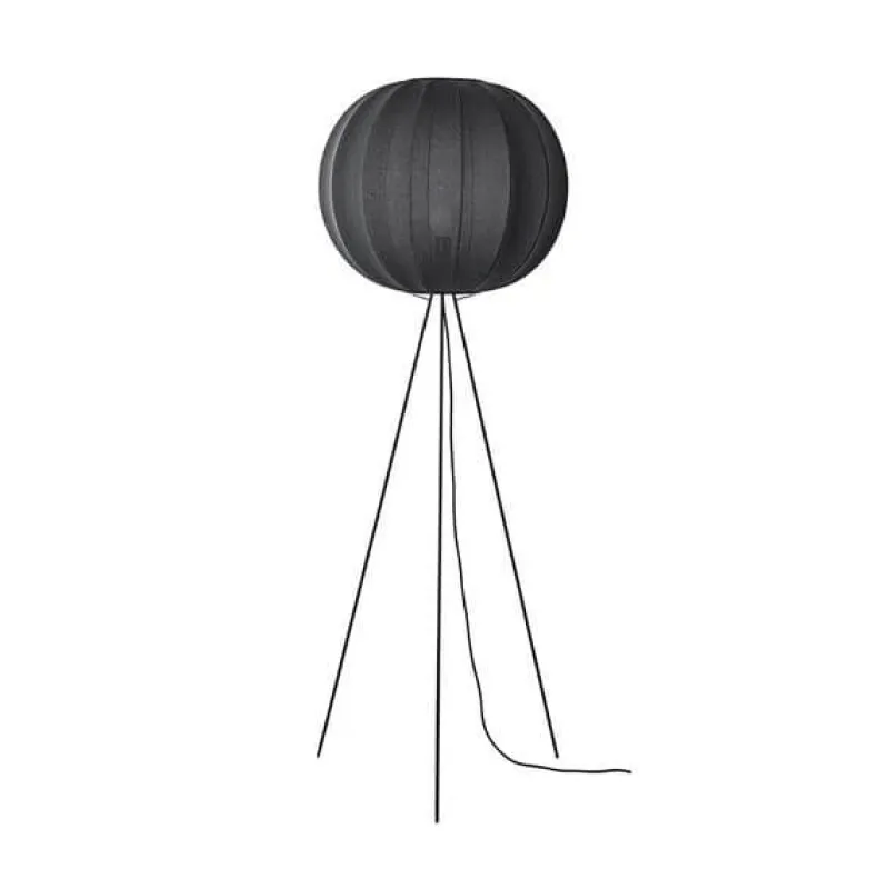 Online Knit-Wit Ø60 gulvlampe høj, sort Standerlamper|Gulvlamper