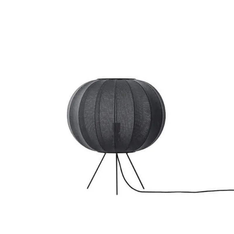 Online Knit-Wit Ø45 gulvlampe lav, sort Standerlamper|Gulvlamper