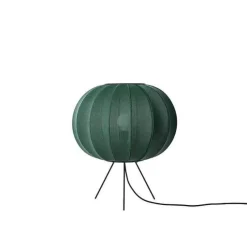 Online Knit-Wit Ø45 gulvlampe lav, tweed grøn Standerlamper|Gulvlamper