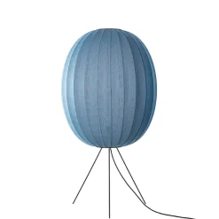 Online Knit-Wit Ø65 gulvlampe medium, bluestone Standerlamper|Gulvlamper