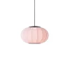 Outlet Knit-Wit Ø45 oval pendel LED, lys pink Spisebordslamper|Hængelamper