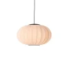 New Knit-Wit Ø57 oval pendel LED, sandstone Spisebordslamper|Hængelamper