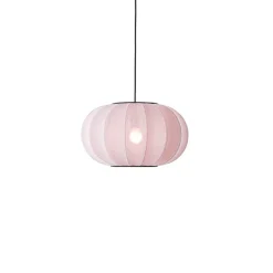 Online Knit-Wit Ø45 oval pendel, lys pink Spisebordslamper|Hængelamper