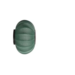 Knit-Wit Ø45 oval væglampe / loftlampe, tweed grøn Sommerhus Lamper|Væglamper