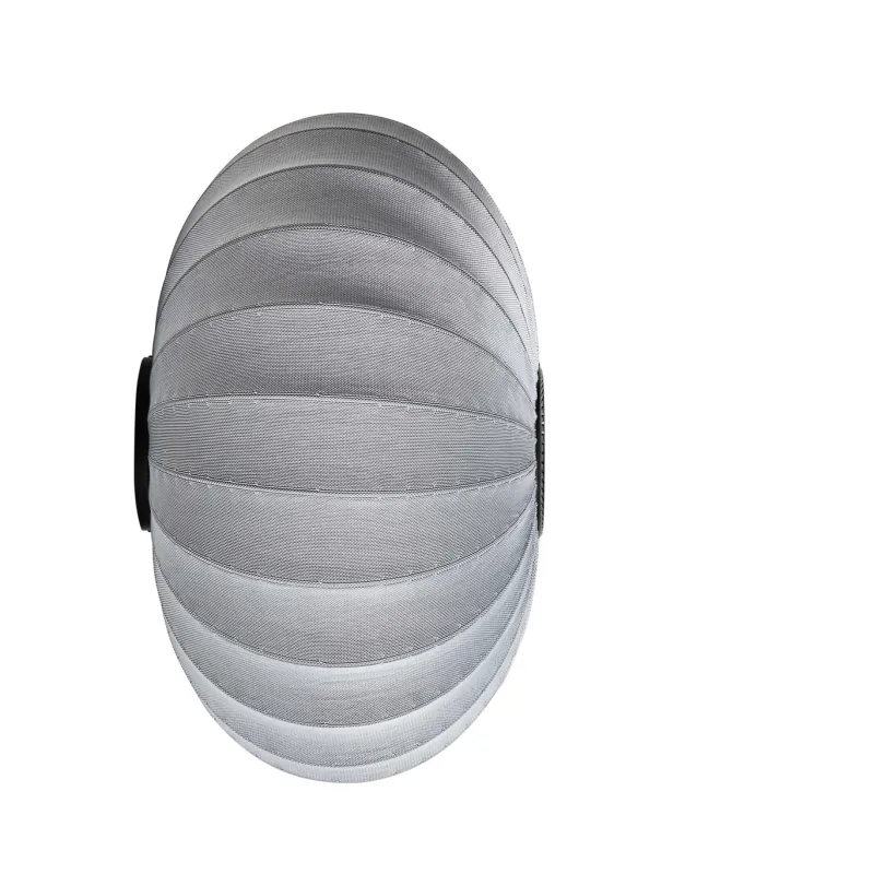 Best Knit-Wit Ø76 oval væglampe / loftlampe, sølv Sommerhus Lamper|Væglamper