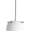 New Koi pendel Ø25, opal/sort Hvide Lamper|Glas Lamper