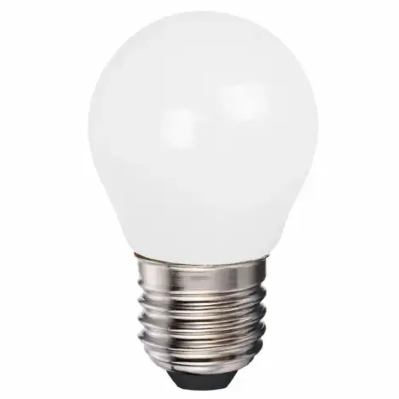 Clearance Kronepære LED 4W opal, E27, 2700K Pærer|Led Pærer