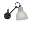 Sale No 104 Badeværelse væglampe, sort/polycarbonat Vådrumslamper|Spejllampe