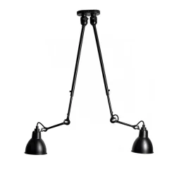 Discount No 302 Double loftlampe, sort Arbejdslys|Stue Lamper