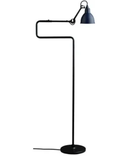 Discount No 411 gulvlampe, sort/blå Standerlamper|Industrielle Lamper