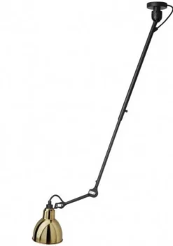 Hot No 302 loftlampe, sort/messing Messinglamper|Industrielle Lamper