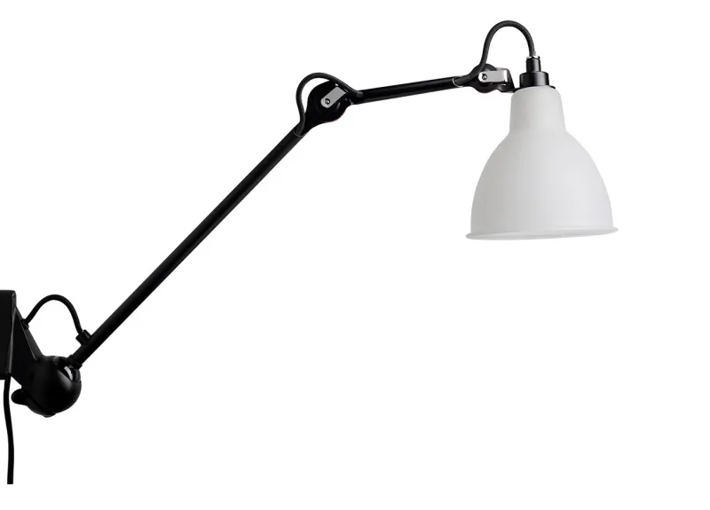 Outlet No 222 væglampe, sort/polycarbonat Læselamper|Industrielle Lamper