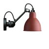 Sale No 304 Væglampe, sort/rød Industrielle Lamper|Stue Lamper