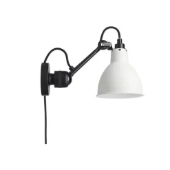 Outlet No 304CA væglampe, sort/hvid Industrielle Lamper|Stue Lamper