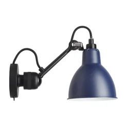 Sale No 304SW væglampe, sort/blå Industrielle Lamper|Stue Lamper