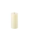 Online LED bloklys, Nordic white, Smooth, 7,8x15 cm Lamper Til Reol|Led Stearinlys